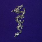 Dragon silver pendant